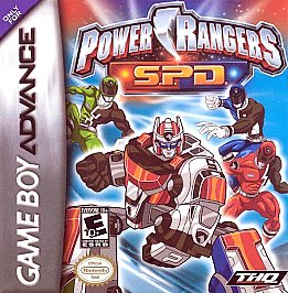 Power Rangers: S.P.D. (Nintendo GameBoy Advance, 2005) Game Cartridge - Tested
