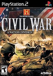History Channel: Civil War: A Nation Divided (PlayStation 2, 2006) Complete