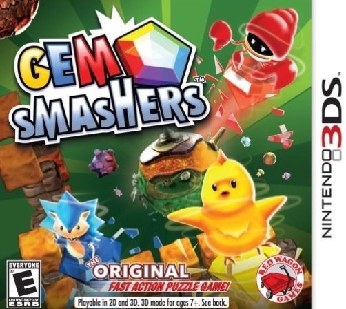 Gem Smashers (Nintendo 3DS, 2011) Game, Case, Manual - Tested