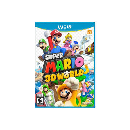 Super Mario 3D World (Nintendo Wii U, 2013) Game, Case, Manual - Tested