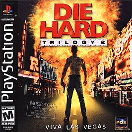 Die Hard Trilogy 2: Viva Las Vegas (PlayStation, 2000) Game Case Manual Reg.