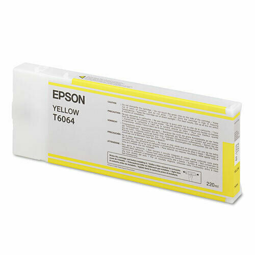 Epson UltraChrome K3 T606 Yellow Ink Cartridge (C13T606400) Sealed  Exp 7/2018
