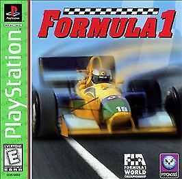 Formula 1 (Sony PlayStation 1, 1996) Game Case Manual Registration - Tested