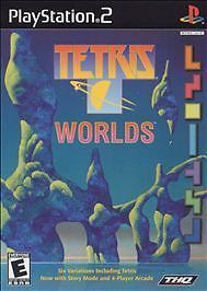 Tetris Worlds (Sony PlayStation 2, PS2, 2002) Game and Case