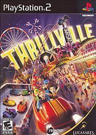 Thrillville (Sony PlayStation 2, 2006) Game Case Manual - Tested and Working
