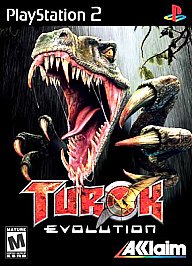 Turok: Evolution (Sony PlayStation 2, 2002) Game Case Manual Registration Card