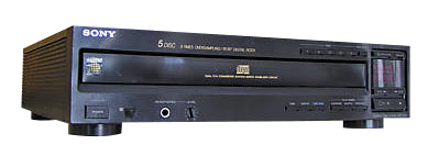 Sony CDP-C505 5 Disc CD Changer - Tested and Working - No Remote