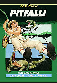 Pitfall (Intellivision, 1982) Game Box Manual Overlays - Tested And Working