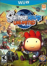 Scribblenauts Unlimited (Nintendo Wii U, 2012) Game Case Manual - Tested
