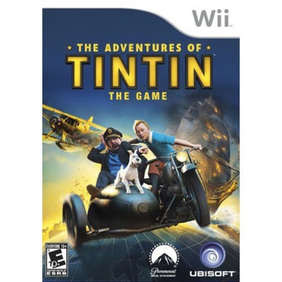 The Adventures of Tintin: The Game (Nintendo Wii, 2011) Game Disc - Tested