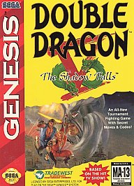 Double Dragon V: The Shadow Falls (Sega Genesis, 1994) Game and Case - Tested