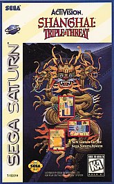 Shanghai Triple Threat (Sega Saturn 1996) Game Disc