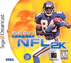 NFL 2K (Sega Dreamcast, 1999) Game Case Manual - Tested and Working