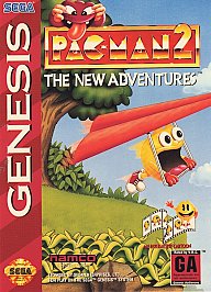 Pac-Man 2: The New Adventures (Sega Genesis, 1994) Game Cartridge - Tested