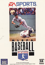 MLBPA Baseball (Sega Genesis, 1994) Game and Case - Tested