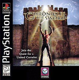 Chronicles of the Sword (PlayStation 1, 1996) Game Discs Case Manual - Tested