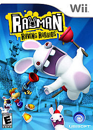 Rayman Raving Rabbids (Nintendo Wii, 2006) Game Disc - Tested And Working
