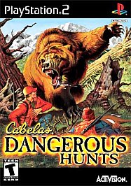 Cabela's Dangerous Hunts (PlayStation 2, 2003) Game Case Manual Registration