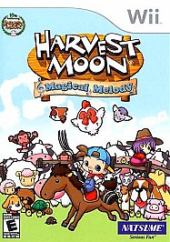 Harvest Moon: Magical Melody (Nintendo Wii, 2008) Game Case Manual - Tested