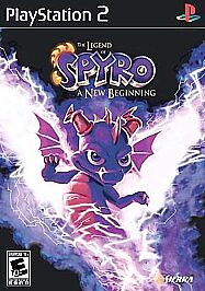 The Legend of Spyro: A New Beginning (PlayStation 2, 2006) Game Case Manual