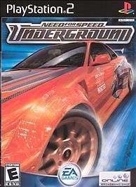 Need for Speed: Underground (Sony PlayStation 2, 2003) Game Case Manual - Tested