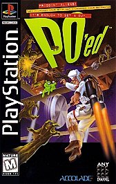 PO'ed (Sony PlayStation 1, 1996) Game Disc - Tested And Working