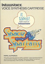 Space Spartans (Intellivision, 1982) Game Box Manual Overlays Complete