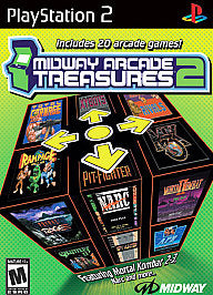 Midway Arcade Treasures 2 (PlayStation 2, 2004) Game Case Manual Registration