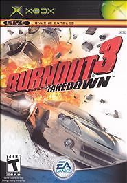 Burnout 3: Takedown (Microsoft Xbox, 2004) Game Case Manual Insert - Tested