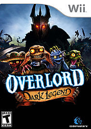 Overlord: Dark Legend (Nintendo Wii, 2009) Game, Case, Manual - Tested