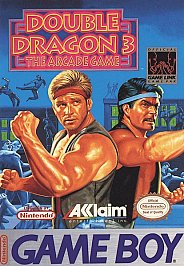 Double Dragon III: The Arcade Game (Nintendo Game Boy, 1993) Game Cartridge