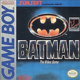 Batman: The Video Game (Nintendo Gameboy, 1990) Game Manual Box Inserts - Tested