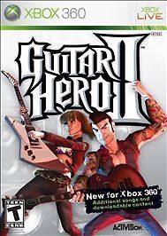 Guitar Hero II (Microsoft Xbox 360, 2007) Game Case Manual - Tested and Working