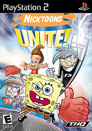 Nicktoons Unite (Sony PlayStation 2, 2005) Game Case Manual CIB