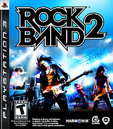 Rock Band 2 (Sony PlayStation 3, 2008) Game Case Manual - Tested and Working