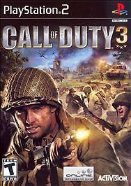 Call of Duty 3 (Sony PlayStation 2, 2006) Game Case Manual - Tested And Working