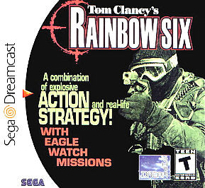 Tom Clancy's Rainbow Six (Sega Dreamcast, 1998) Game and Case - Tested