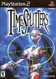 TimeSplitters (Sony PlayStation 2, 2000) Game Case Manual - Tested and Working