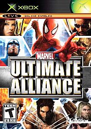 Marvel: Ultimate Alliance (Microsoft Xbox, 2006) Game Case Manual - Tested