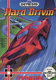 Hard Drivin' (Sega Genesis, 1991) - Game Case Manual Registration Card - Tested
