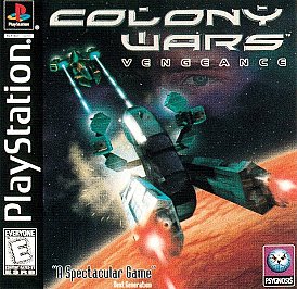 Colony Wars: Vengeance (Sony PlayStation 1, 1998) Game Case Manual Registration