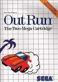 Out Run (Sega Master System, 1987) Game Case Manual - Tested and Working