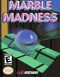 Marble Madness (Nintendo NES, 1989) Game Cartridge - Tested and Working