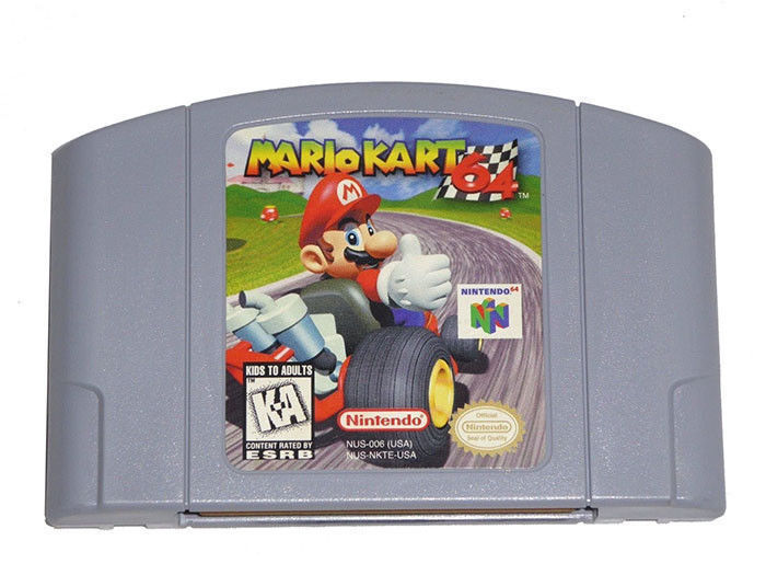 Mario Kart 64 Player's Choice (Nintendo 64, 1997) Game Box Inserts - No Manual